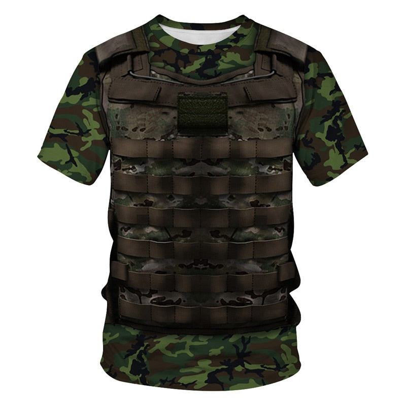 army camo tee