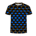 abstract blue holes