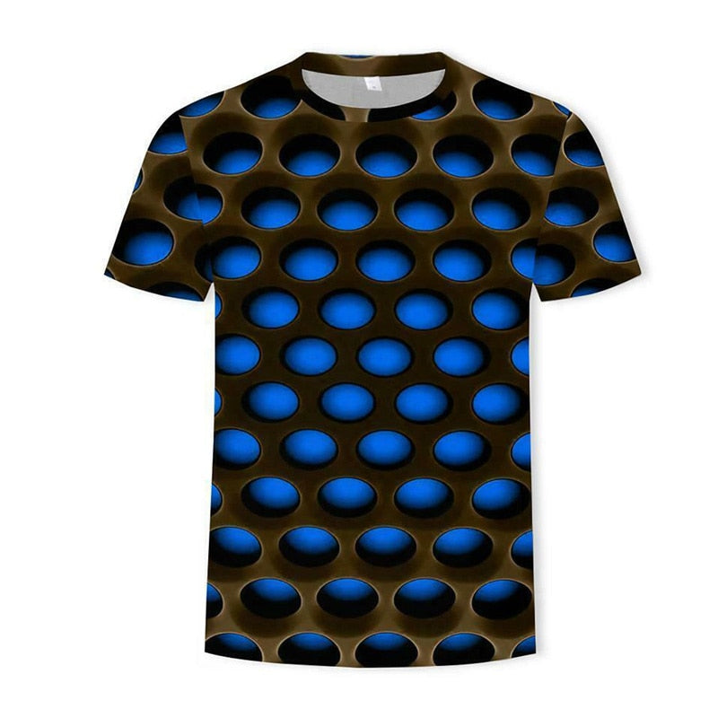 abstract blue holes