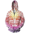 Weed Goat Zip Up Hoodie