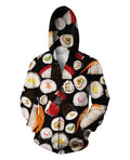 Sushi Zip Up Hoodie