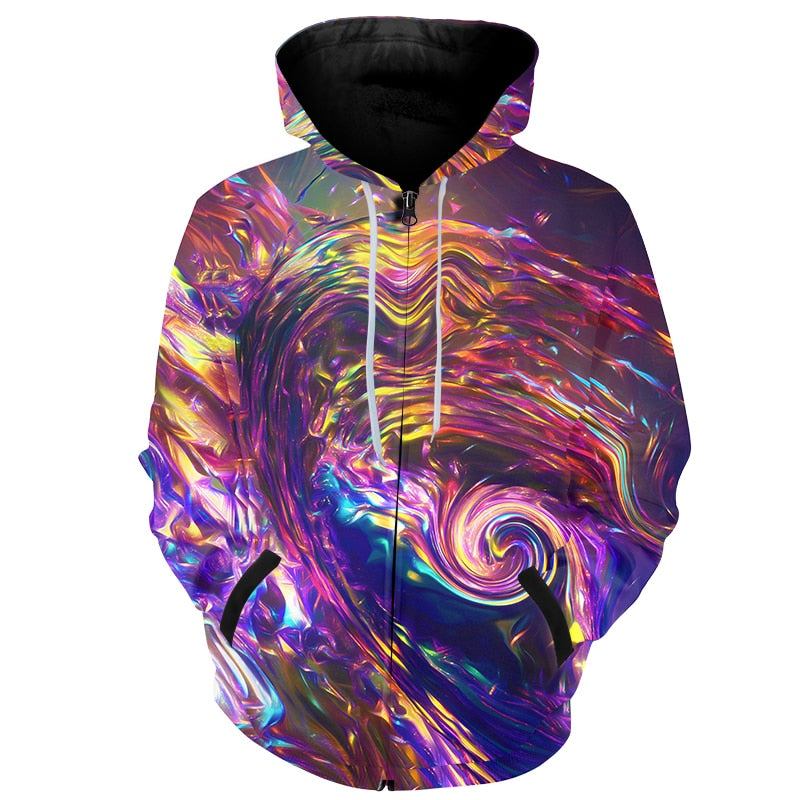psychedelic swirl vibrant colours