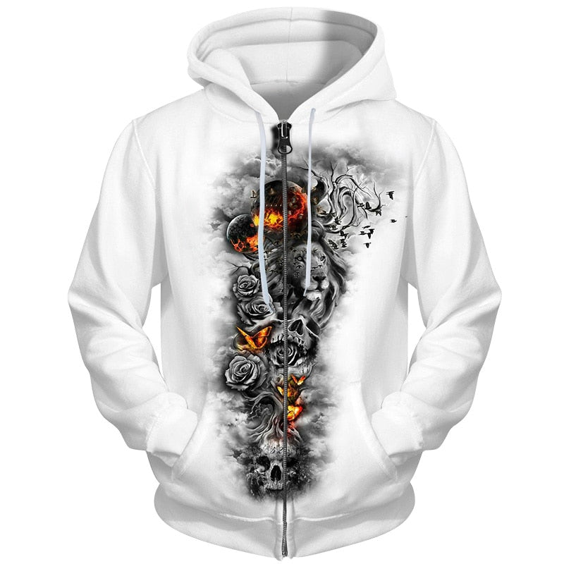 skull roses gothic art