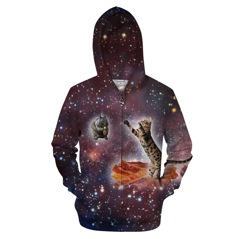 veggie squirrel bacon cat