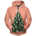 christmas tree zip up