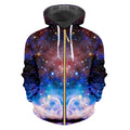 Outer Space Zip Up Hoodie