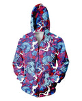Unicorn War Viper Zip Up Hoodie