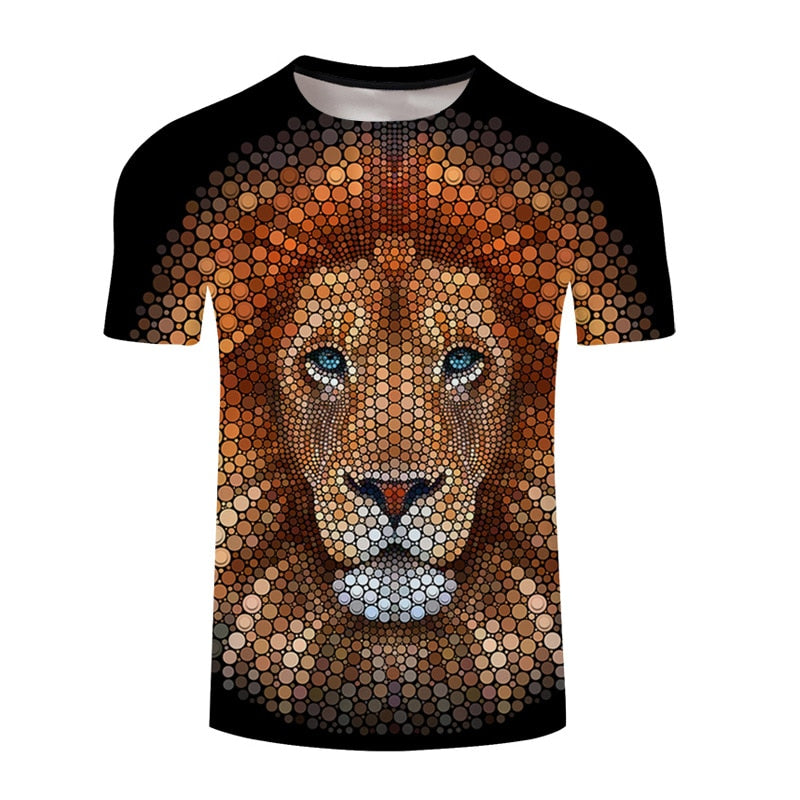 abstract lion