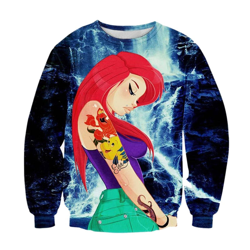 tattooed cartoon girl