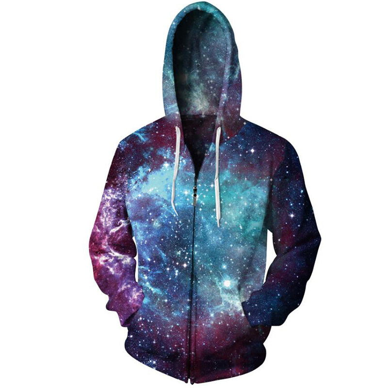 galaxy star zip up
