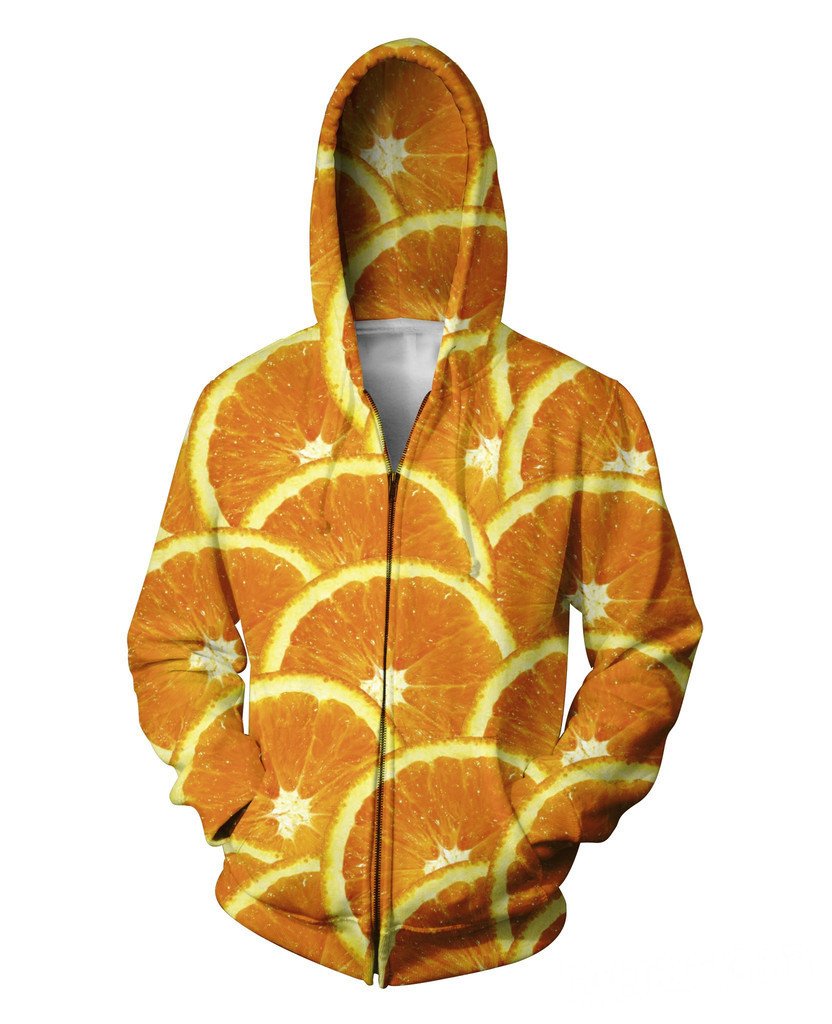 Oranges Zip Up Hoodie