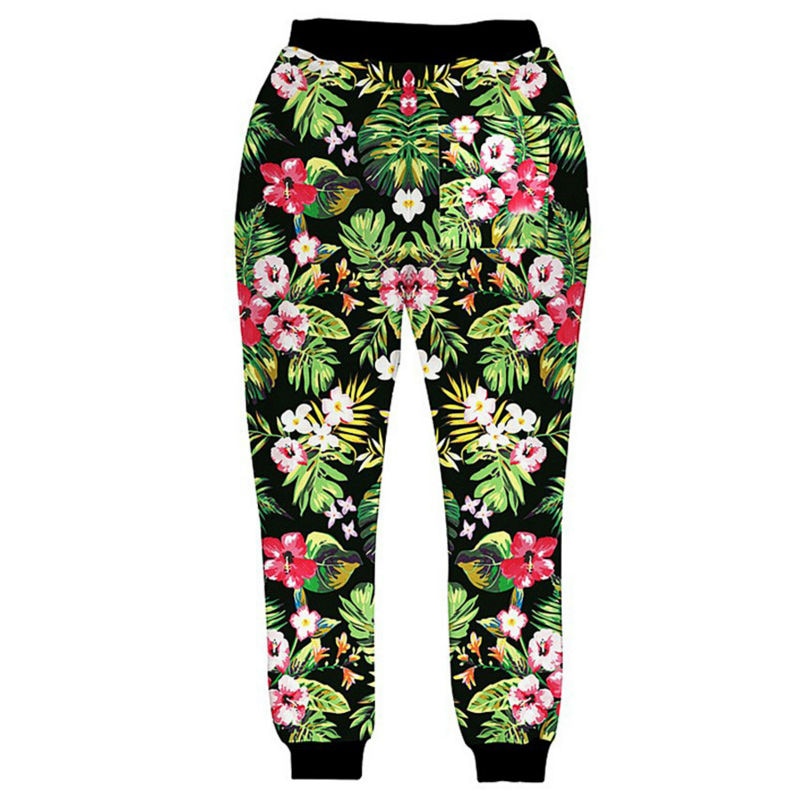 designer's floral trousers