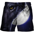 full moon wolf