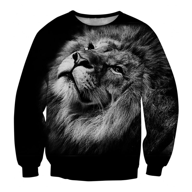 lion grayscale