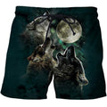 fullmoon howling wolves