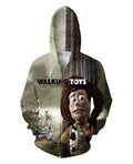 The Walking Toys Zip Up Hoodie