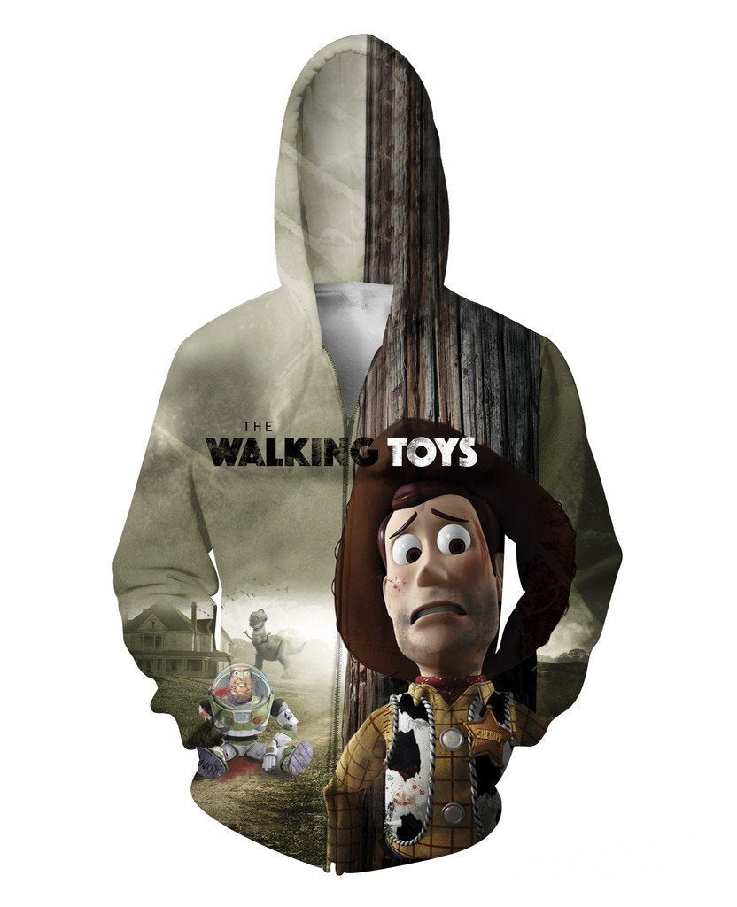 The Walking Toys Zip Up Hoodie