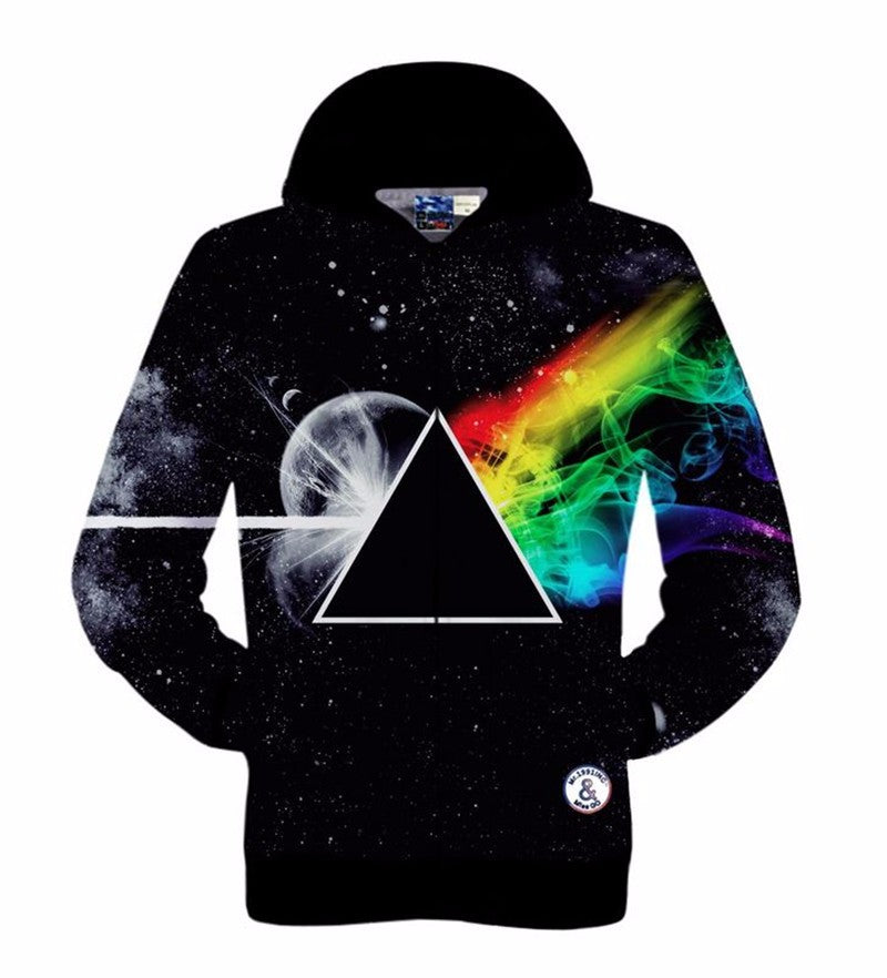 Space Galaxy Triangle Hoodie