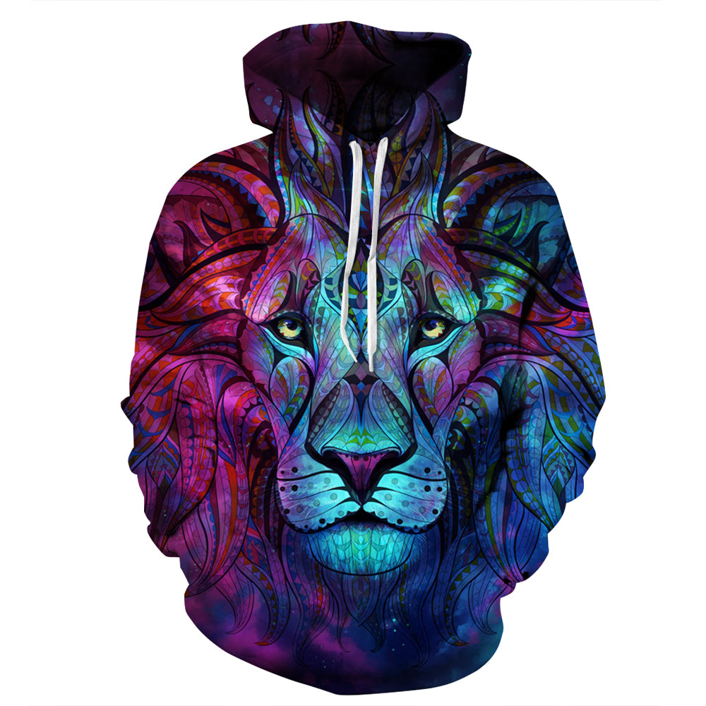 Tiger Big Face Hoodie