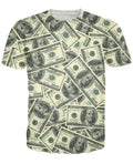 Hundred Dollar Bill Collage T-Shirt