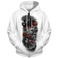 roses lion gothic art