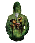 Ed Edd n Eddy on Bath Salts Zip Up Hoodie