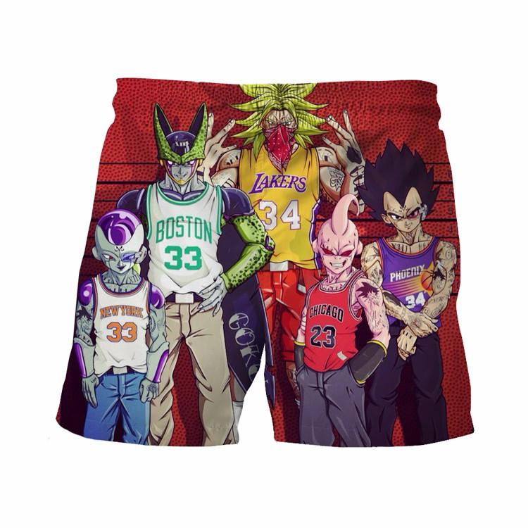 Basketball Dragon Ball Z Board Shorts