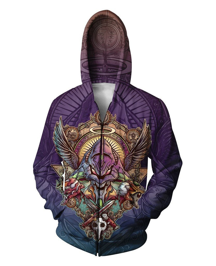 Fighters Against Angels Zip Up Hoodie