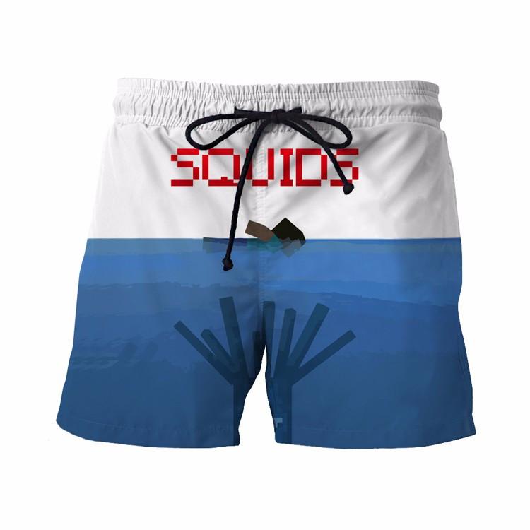 Squids MineCraft Board Shorts