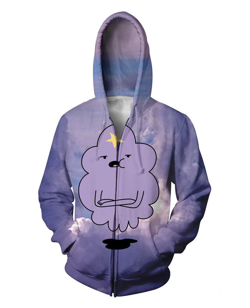 Lumpy Space Princess Zip Up Hoodie
