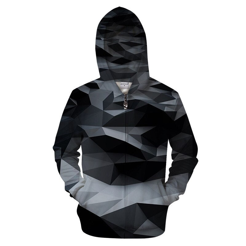 geometric black polygon