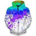 splashed colour