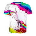 expressive art angry unicorn