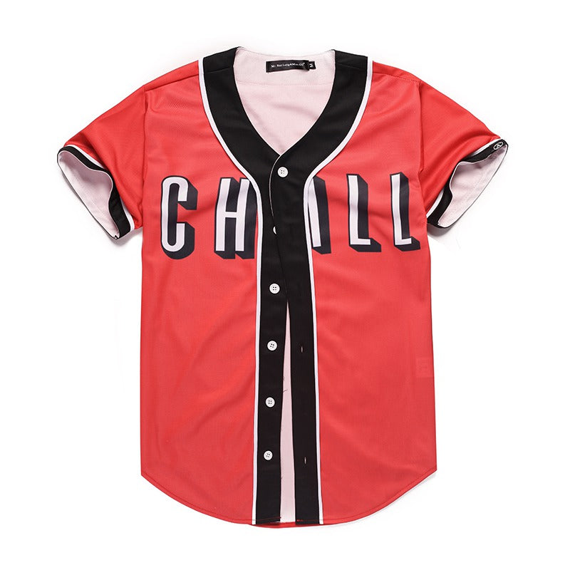 chill baseball shirt