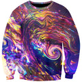 psychedelic waved swirl