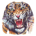 tiger painting sweatshirt