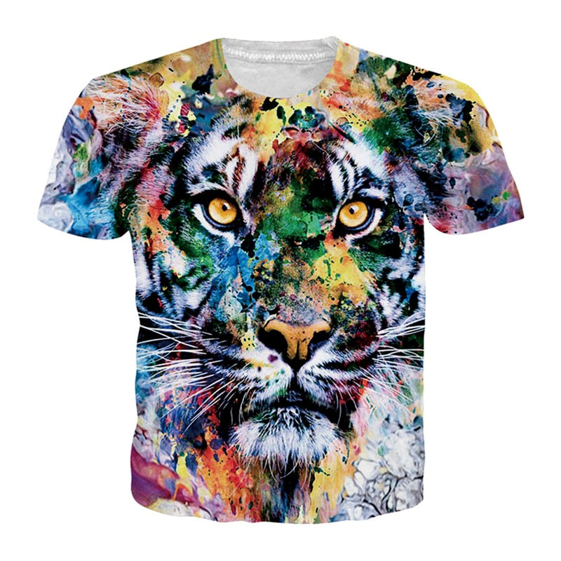 tiger art paint