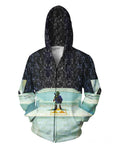 Legend of Zelda Great Fairy Fountain Zip Up Hoodie