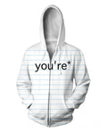 Grammer Zip Up Hoodie