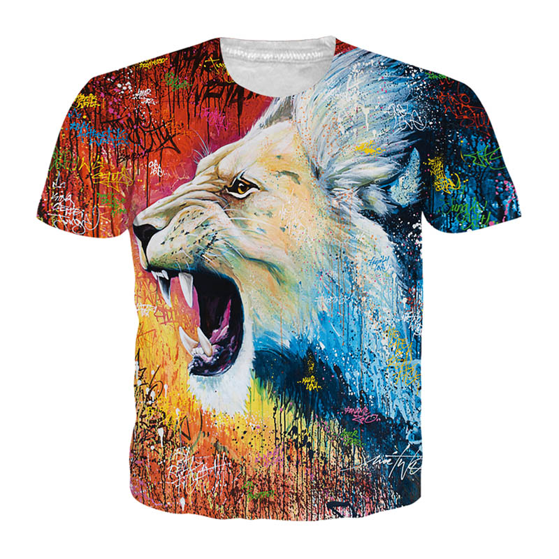 graffiti lion art