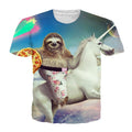 star sloth unicorn pizza