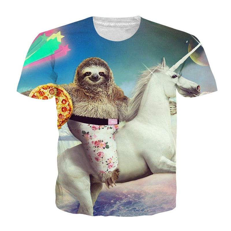 star sloth unicorn pizza