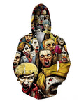 Resident Evil Zombies Zip Up Hoodie