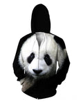 Panda Zip Up Hoodie
