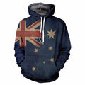 Vintage Australia Flag Hoodie