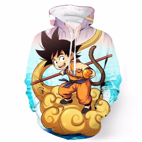 Kid Goku & Nimbus Hoodie