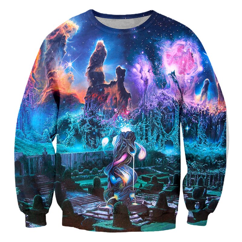 psychedelic surreal nightsky