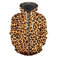 Leopard Skin Zip Up