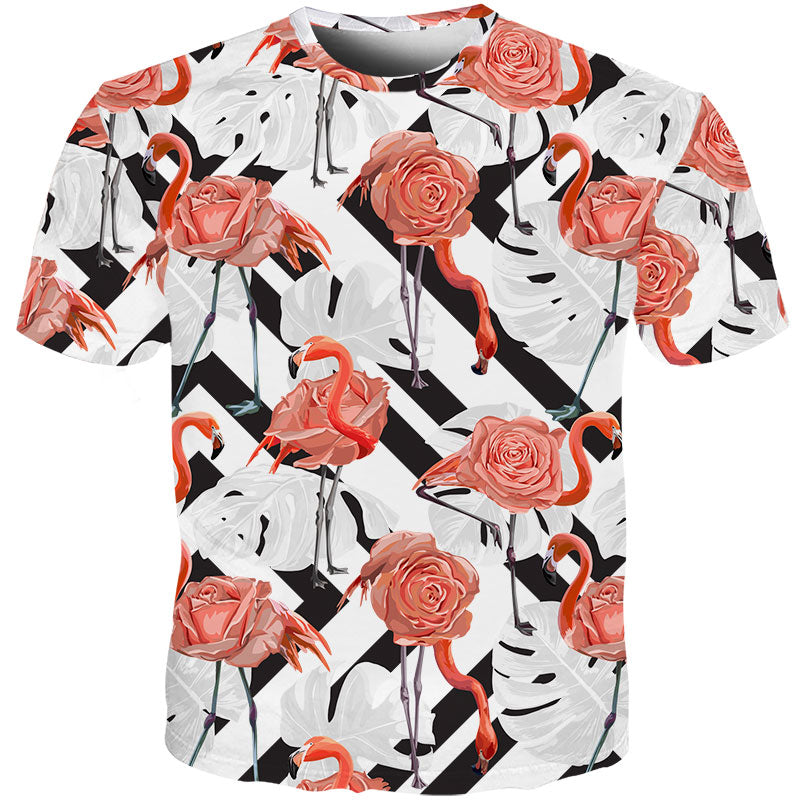 exceptional design roses flamingos