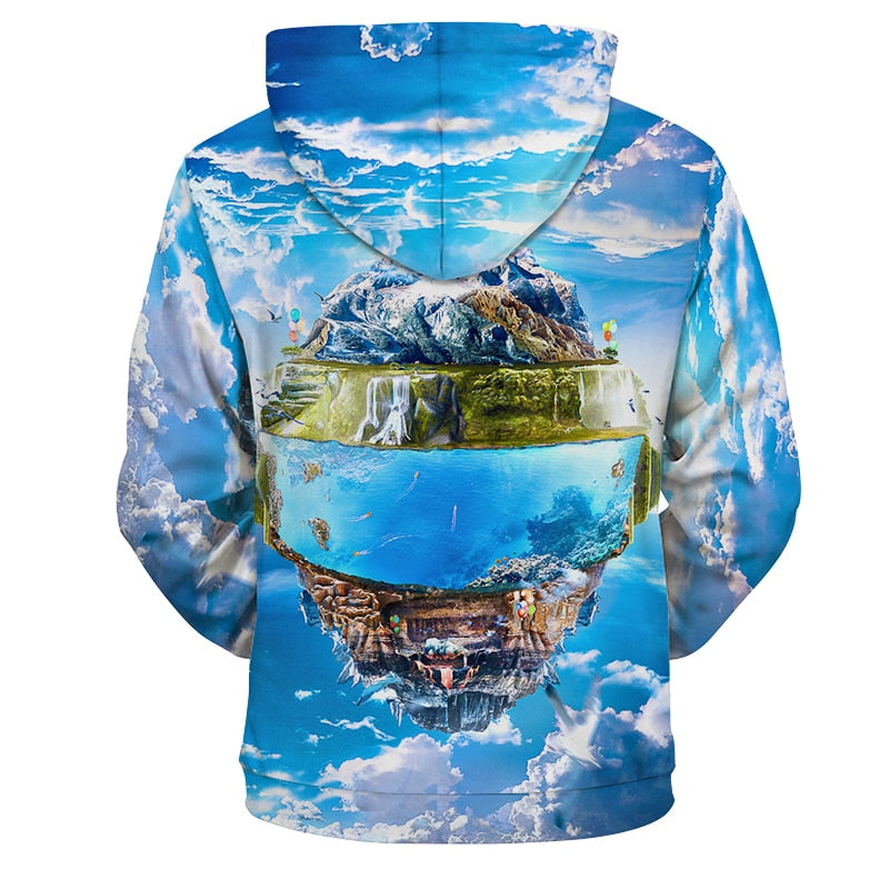 landscape reflection of earth